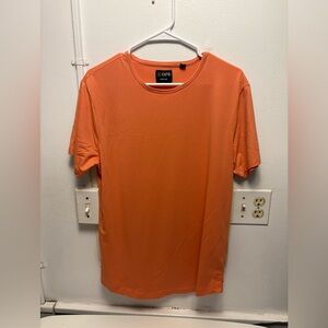 X Cuts curve hem coral orange tee size men’s large